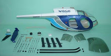 Funkey 600-Size MD-500E Scale Fuselage - Blue - HeliDirect