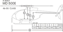 Funkey 600-Size MD-500E Scale Fuselage - Unpainted - HeliDirect