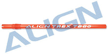 Align TB60 Carbon Fiber Tail Boom - Orange - HeliDirect