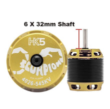 Scorpion HK5-4026-545KV (6x32mm shaft) Helicopter Motor - HeliDirect
