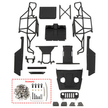 MEUS RACING TRX4M Ripper Nylon Injection Molding V2 Version Nylon Cage Body Shell for 1/18 TRX4M (MEX2-Black) - HeliDirect