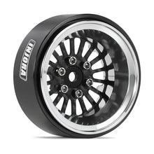 INJORA 1.3" ModuWheel Silver Beadlock Wheels Negative Offset For 1/18 1/24 RC Crawlers - HeliDirect
