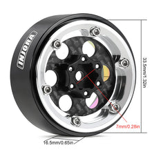 INJORA 1.3" ModuWheel Rainbow Beadlock Wheels Negative Offset For 1/18 1/24 RC Crawlers - HeliDirect