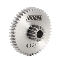 INJORA Stainless Steel 40.3:1 Low Range Transmission Gear Set for 1/18 TRX4M - HeliDirect