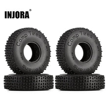 INJORA 1.0" 65*19mm Comp Pin Multi Terrains Tires for 1/24 RC Crawler Rock Buggy (4) - HeliDirect
