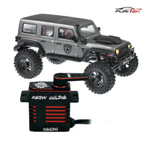 FURITEK FX118 KATANA RTR BRUSHLESS 1/18 RC CRAWLER KIT (GREY) With NSDRC LIMITED EDITION RS100 SERVO & HORN (RED)