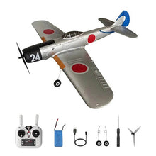 KooTai Ki-84 2.4GHz 3D/6G Mode Switchable 6-Axis Gyro RC Airplane RTF (Silver) - HeliDirect