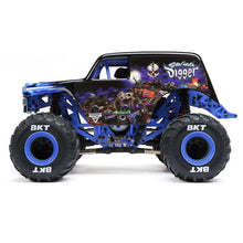 Losi 1/18 Mini LMT 4X4 Brushed Monster Truck RTR Son-Uva Digger - BLUE - HeliDirect