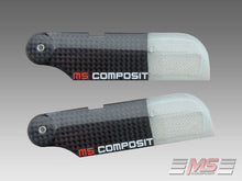 MS Composit CFC Tail NIGHT Blades 105 mm/5/3 FC - Green - HeliDirect