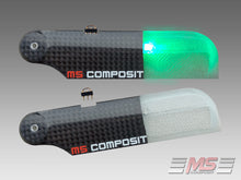 MS Composit CFC Tail NIGHT Blades 115 mm/5/3 FC - Green - HeliDirect
