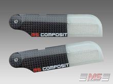MS Composit CFC Tail NIGHT Blades 115 mm/5/3 FC - Green - HeliDirect