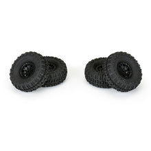 Pro-Line 1/24 Trencher F/R 1.0" Tires Mounted 7mm Black Impulse (4): SCX24 - HeliDirect