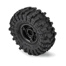 Pro-Line 1/24 Mickey Thompson Baja Pro X F/R 1.0" MTD 7mm Black Holcomb (4) - HeliDirect