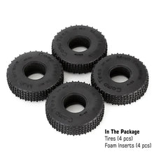 INJORA 1.0" 65*19mm Comp Pin Multi Terrains Tires for 1/24 RC Crawler Rock Buggy (4) - HeliDirect