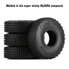 INJORA 1.0" 65*19mm Comp Pin Multi Terrains Tires for 1/24 RC Crawler Rock Buggy (4) - HeliDirect