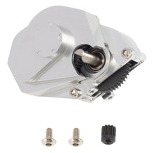 MEUS Racing  RC Crawler Aluminum Transmission Gearbox, Assembled Transmission Case Complete Gearbox Upgrade Parts for 1/24 Axial SCX24 Deadbolt 90081 C10 Wrangler (Silver) - HeliDirect