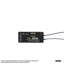 FrSky 900M/2.4G Dual-band Tandem SR6 Stabilization Receiver - HeliDirect