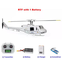 FlyWing UH-1 Huey V4 Scale Helicopter RTF - Grey