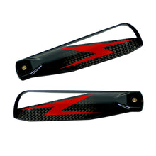 VULCAN ROTORS Precision Tail Rotor Blades 110mm (RED)