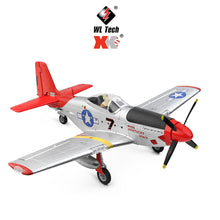 XK A280 P-51 560mm Wingspan 2.4GHz 4CH 3D/6G System EPP RC Airplane RTF With LED Lights - HeliDirect