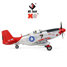 XK A280 P-51 560mm Wingspan 2.4GHz 4CH 3D/6G System EPP RC Airplane RTF With LED Lights - HeliDirect