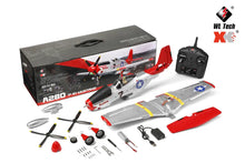 XK A280 P-51 560mm Wingspan 2.4GHz 4CH 3D/6G System EPP RC Airplane RTF With LED Lights - HeliDirect