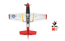 XK A280 P-51 560mm Wingspan 2.4GHz 4CH 3D/6G System EPP RC Airplane RTF With LED Lights - HeliDirect