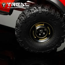 TREAL 1.0 Beadlock Wheels Brass Crawler Wheel Rims Weight (4P) Hubs Removable for SCX24 AX24 FCX24 TRX4M 1/24 1/18 RC Crawler, 50g/pc (Type C) - HeliDirect