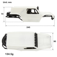 MEUS Racing MB18 Body & Chassis Frame Kit for TRX4M Defender Bronco K10 F150 High Trail - WHITE